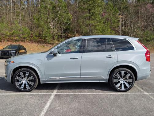 Vapour Grey Metallic 2024 Volvo XC90 Recharge Plug-In Hybrid T8 Plus Bright Theme 7-Seater