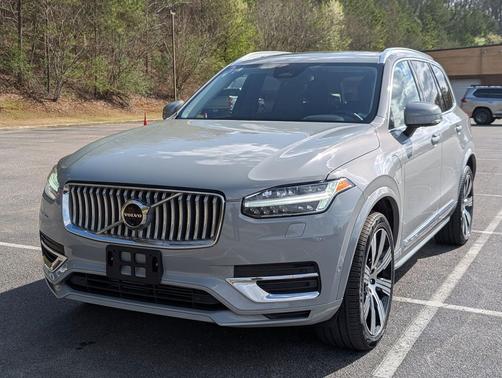 Vapour Grey Metallic 2024 Volvo XC90 Recharge Plug-In Hybrid T8 Plus Bright Theme 7-Seater
