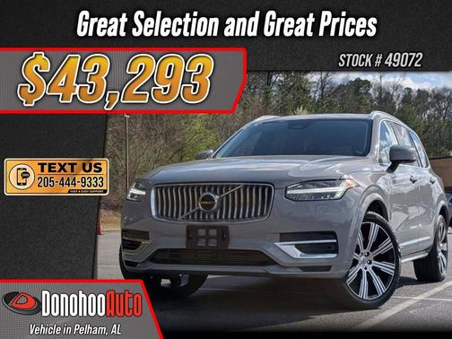 Vapour Grey Metallic 2024 Volvo XC90 Recharge Plug-In Hybrid T8 Plus Bright Theme 7-Seater