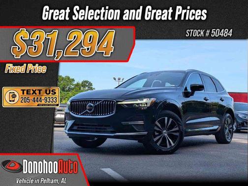 Onyx Black Metallic 2023 Volvo XC60 Recharge Plug-In Hybrid T8 Core Bright Theme