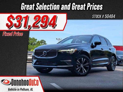 Onyx Black Metallic 2023 Volvo XC60 Recharge Plug-In Hybrid T8 Core Bright Theme