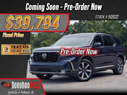 Obsidian Blue Pearl 2024 Honda Pilot Touring 8-Passenger