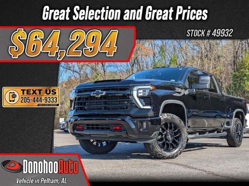 Black 2025 Chevrolet Silverado 2500 LT