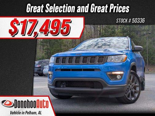 Laser Blue Pearlcoat 2021 Jeep Compass 80th Special Edition