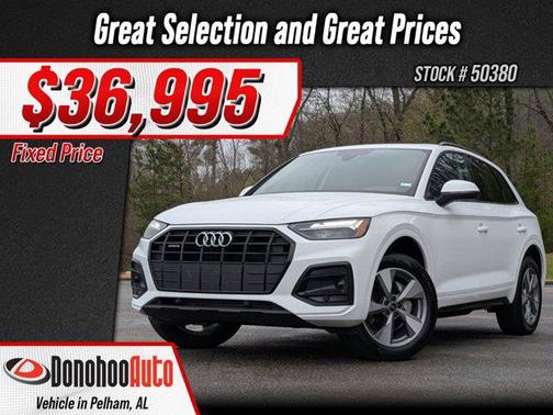 Glacier White Metallic 2025 Audi Q5 40 Premium