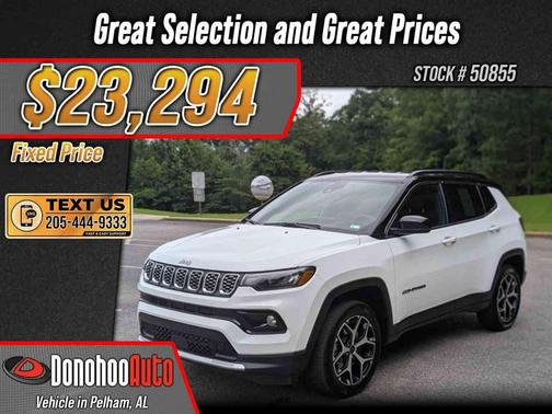 Bright White Clearcoat 2025 Jeep Compass Limited