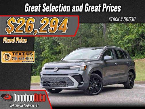 Platinum Gray Metallic 2025 Volkswagen Taos 1.5T SE