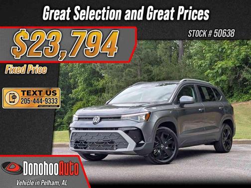 Platinum Gray Metallic 2025 Volkswagen Taos 1.5T SE