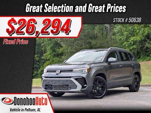 Platinum Gray Metallic 2025 Volkswagen Taos 1.5T SE
