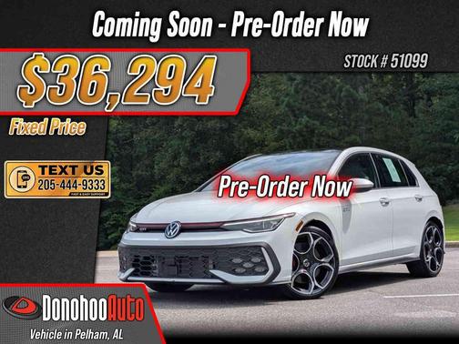 Opal White Pearl 2025 Volkswagen Golf GTI 2.0T S DSG