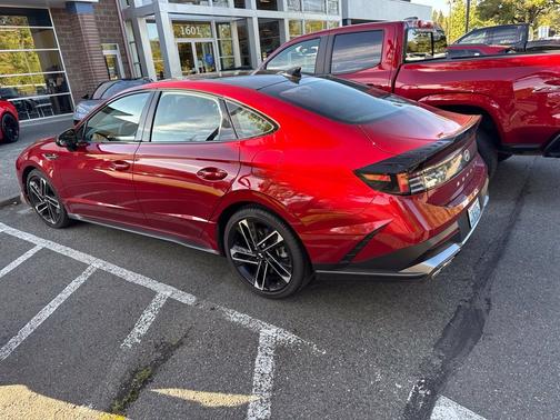 Ultimate red 2024 Hyundai SONATA N Line