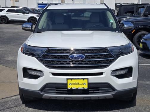 STAR WHITE MET TRI-COAT 2022 Ford Explorer XLT