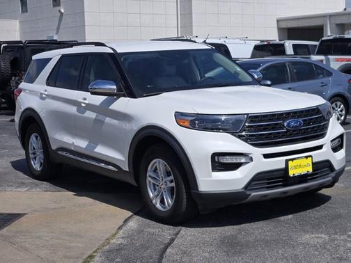 STAR WHITE MET TRI-COAT 2022 Ford Explorer XLT