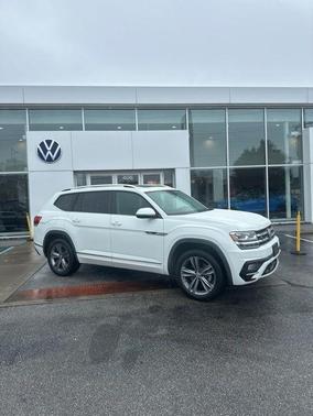 Pure White 2019 Volkswagen Atlas 3.6 V6 SE R-Line