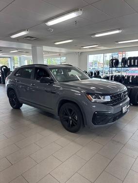 Gray 2023 Volkswagen Atlas Cross Sport 2.0T SEL R-Line Black