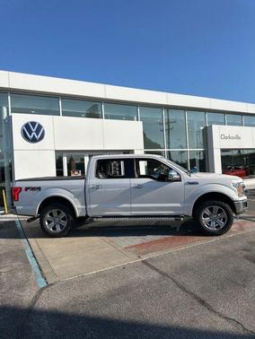 White Platinum Clearcoat Metallic 2018 Ford F-150 Lariat