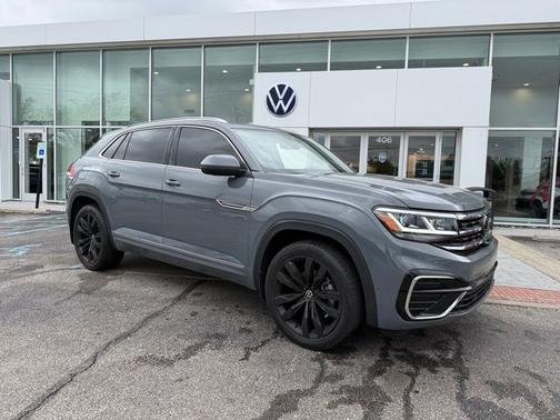 Gray 2023 Volkswagen Atlas Cross Sport 3.6L V6 SEL Premium R-Line