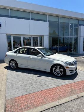 White 2012 Mercedes-Benz C-Class C 250