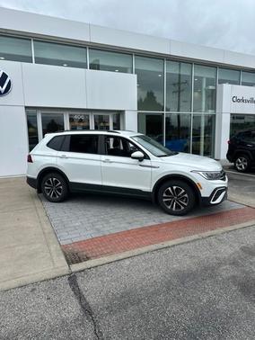 White 2024 Volkswagen Tiguan 2.0T S