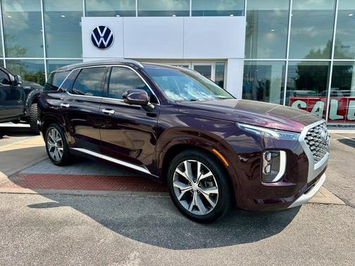 Burgundy 2021 Hyundai PALISADE Limited