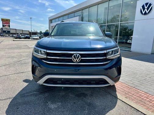 Tourmaline Blue Metallic 2021 Volkswagen Atlas 2.0T SE w/Technology
