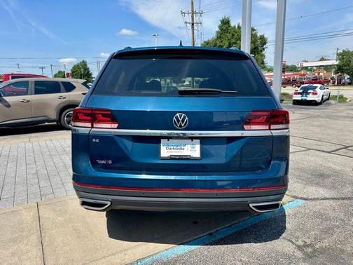 Tourmaline Blue Metallic 2021 Volkswagen Atlas 2.0T SE w/Technology