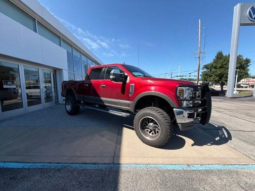Red 2019 Ford F-250 Lariat