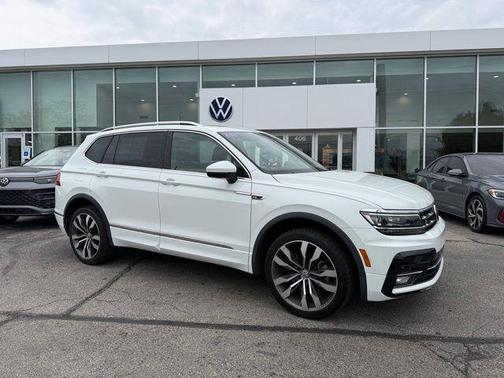 Pure White 2021 Volkswagen Tiguan 2.0T SEL Premium R-Line