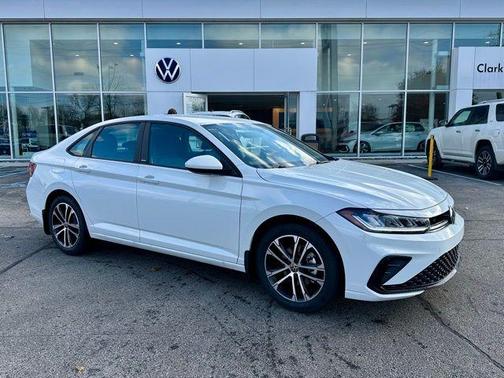 Pure White 2026 Volkswagen Jetta 1.5T Sport