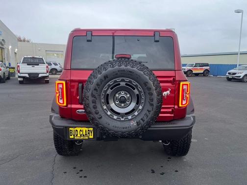 Red 2025 Ford Bronco Badlands