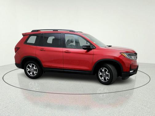 Radiant Red Metallic II 2022 Honda Passport AWD TrailSport