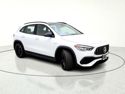 Digital White Metallic 2023 Mercedes-Benz AMG GLA 45 Base 4MATIC