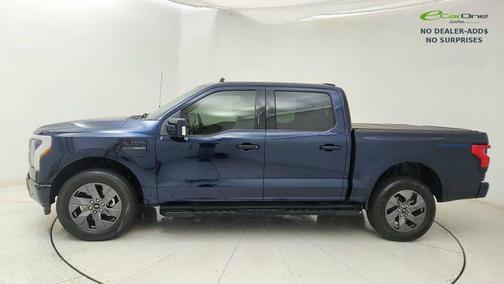 Antimatter Blue Metallic 2023 Ford F-150 Lightning LARIAT