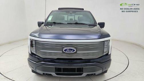 Antimatter Blue Metallic 2023 Ford F-150 Lightning LARIAT