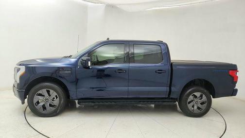 Antimatter Blue Metallic 2023 Ford F-150 Lightning LARIAT