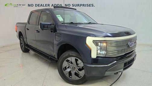 Antimatter Blue Metallic 2023 Ford F-150 Lightning LARIAT