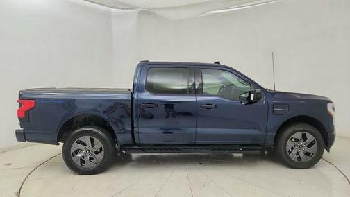 Antimatter Blue Metallic 2023 Ford F-150 Lightning LARIAT