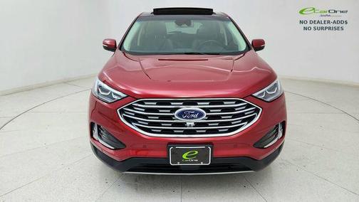 Rapid Red Metallic Tinted Clearcoat 2020 Ford Edge Titanium