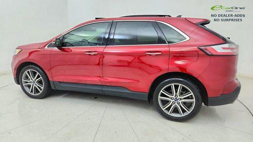 Rapid Red Metallic Tinted Clearcoat 2020 Ford Edge Titanium