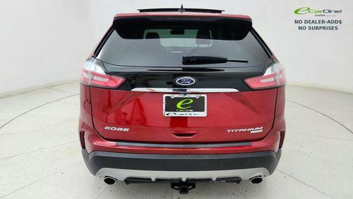 Rapid Red Metallic Tinted Clearcoat 2020 Ford Edge Titanium
