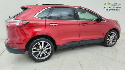 Rapid Red Metallic Tinted Clearcoat 2020 Ford Edge Titanium