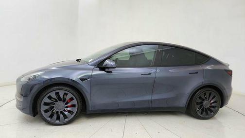 Solid Black 2025 Tesla Model Y Performance Dual Motor All-Wheel Drive