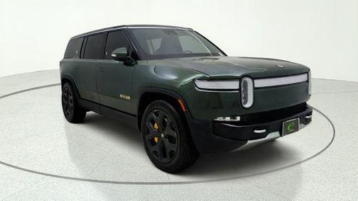 Forest Green 2024 Rivian R1S Adventure Quad Motor Large Pack