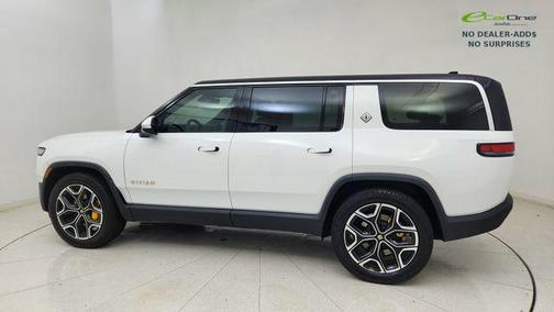 Glacier White 2024 Rivian R1S Adventure Quad Motor Large Pack