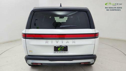 Glacier White 2024 Rivian R1S Adventure Quad Motor Large Pack