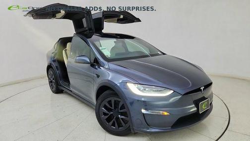 Deep Blue Metallic 2023 Tesla Model X Standard Range