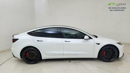 Pearl White Multi-Coat 2025 Tesla Model 3 Performance