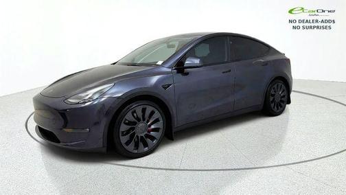 Stealth Grey 2025 Tesla Model Y Performance Dual Motor All-Wheel Drive