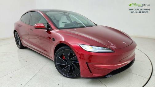Ultra Red 2025 Tesla Model 3 Performance