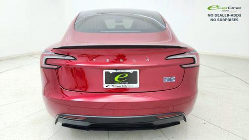 Ultra Red 2025 Tesla Model 3 Performance